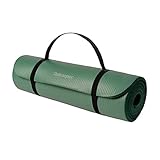 Retrospec Solana Yoga Mat Thick w/Nylon Strap for