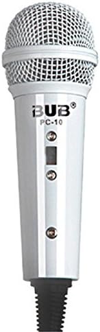 Mini Microphone K Sing,CEStore Multimedia Home Studio Condenser Wired Mini Microphone With Sock Mount Clip Holder Sound Recording For Telephone / Singing / Vocal / Skype / K Sing Voip / Karaoke-White