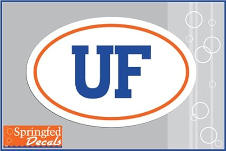 Amazon Florida Gators Ufブロックロゴユーロスタイルビニールデカール 1車トラックウィンドウufステッカー ステッカー デカール 車 バイク