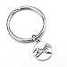 Top Plaza 2pcs/Set Pinky Promise Charm BFF Best Friend Forever Keychain Keyring Friendship - Couple Lover Valentine's Day Gift