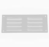 Repa Market 10 x 4 White Steel Air Vent Cover with Insect Screen