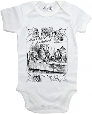 Dirty Fingers, The Mad Hatter's Tea Party, Alice in Wonderland, Baby Bodysuit