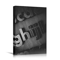 Canvas Wall Art Panel Quotes Bedroom Industrial Inspirational Modern Art Multicolor Neon Photography Quotes Urban - 12x18 inches