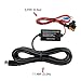AUTO-VOX Car Dash Cam Hardwire Kit with Low Profile mini Fuse Adapter Car Circuit Fuse Holder Compatible with D6 Pro/D7/Mini 0806 Car Video Recorder dash camera All Other Micro USB Port Device-12.74ft
