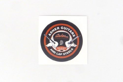 Asher Guitars small Round Sticker