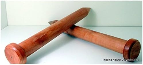 Jumbo Giant Thickness Chilean Rauli Wooden Knitting Needles Chunky Size 35 20mm wide x 25cm