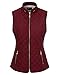 Doublju Quilted Padding Zip-Up Vest With Pockets (Plus size available)