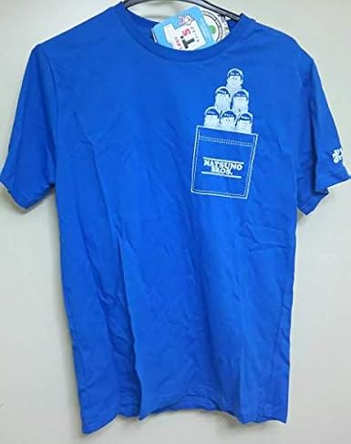 Amazon おそ松さん 半袖 バックプリントあり 両面tシャツ トップス ステッカーシール付 メンズ男性lサイズ女性llサイズ 青 ブルー しまむら アニメ 萌えグッズ 通販