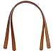 1 Pair Synthetic Leather Replacement Interchangeable Shoulder Strap with Clasps for Handbags Purse Bags