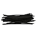 Anyumocz 1000 pcs 5 inches Plastic Black Twist Ties for Party Cello Candy Bags Cake Pops (Black)