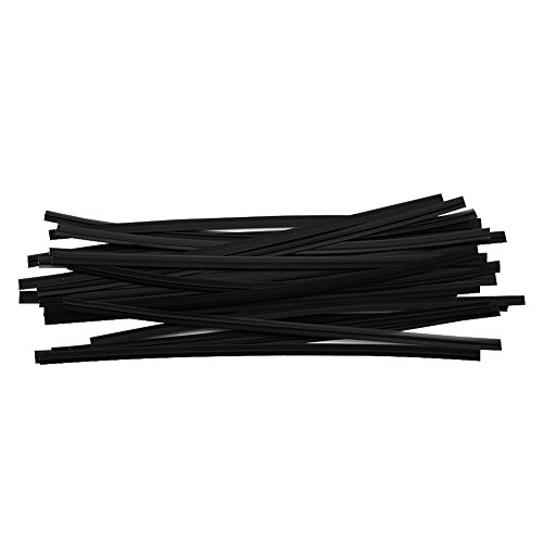Anyumocz 1000 pcs 5 inches Plastic Black Twist Ties for Party Cello