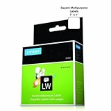 Dymo, LabelWriter Multi-Purpose Label, White, 1" X 1", 750 Labels per roll [Non - Retail Packaged]