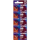 #399 Renata Watch Batteries 5Pcs