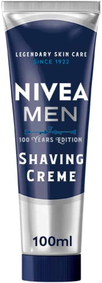 NIVEA Men Protect & Care Shaving Cream 100ML For Sensitive Skin Lather