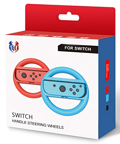 GH Small Sizes Switch Steering Wheel for Kids, Mario Kart 8 Deluxe Racing Wheel for Nintendo Joy Con - //coolthings.us