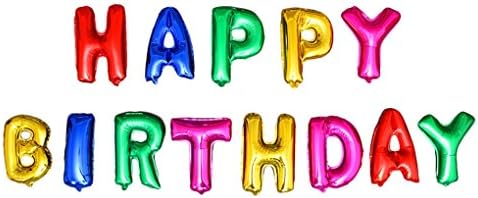 13pcs Happy Birthday Letter Alphabet Foil Balloons Child Kids Birthday Party Decoration