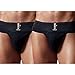 KD Willmax Jockstrap Gym Cotton Supporter with Cup Pocket Athletic Fit Fashionable Straps Brief Multi Sport Underwear Gym, Fitness & Outdoor Inner Wear Soft Underpants (Pack 2 Black, XX-Large)