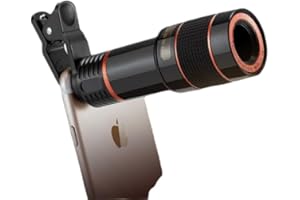 Smartphone Telephoto Pro Clear Image Camera Lens - Zooms 20X Closer (Black)