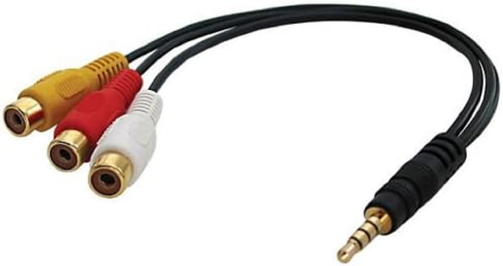 Lindy 35539 - 4-segment 3.5mm jack AV adapter cable
