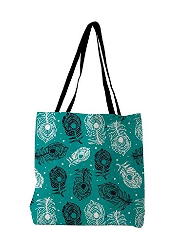The Purple Tree Canvas Tote Bag For Women - 1 Pc, women tote bag, canvas tote bag, printed tote bag, printed canvas tote bag, stylish bags for women TBAG00404