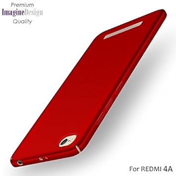 Wow Imagine All Sides Protection "360 Degree" Sleek Rubberised Matte Hard Case Back Cover For Xiaomi Mi Redmi 4A - Maroon Wine Red
