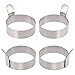 Egg Ring, 3 Inch Stainless Steel Omelet Mold Cooking Non Stick Pancake Ring Metal Kitchen Cooking Egg Ring, 3 Inch Stainless Steel Omelet Mold Cooking Non Stick Pancake Ring Metal Kitchen Cooking Tool