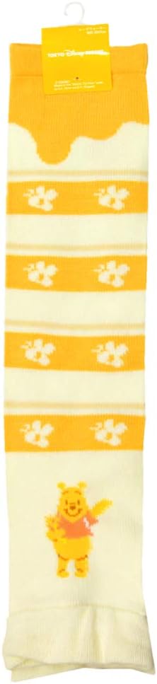 Amazon レッグウォーマー ボーダー柄 プーさん ディズニー かわいい キャラクター ファッション 小物 防寒具 防寒 グッズ 対策 リゾート限定 おもちゃ おもちゃ