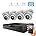8CH DVR, 4 Domes w/ 1TB HDD (White)