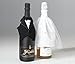 Lillian Rose MSFA543 Bride & Groom Wine Bottle Covers Wedding Decor, Multicolor