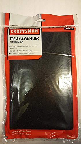 Craftsman 17888 Shop Vacuum Foam Filter Sleeve Genuine Original Equipment Manufacturer (OEM) Part