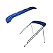 MSC Standard 3 Bow Bimini Boat Top Cover with Rear Support Pole and Storage Boot (Pacific Blue, 3 Bow 6'L x 46