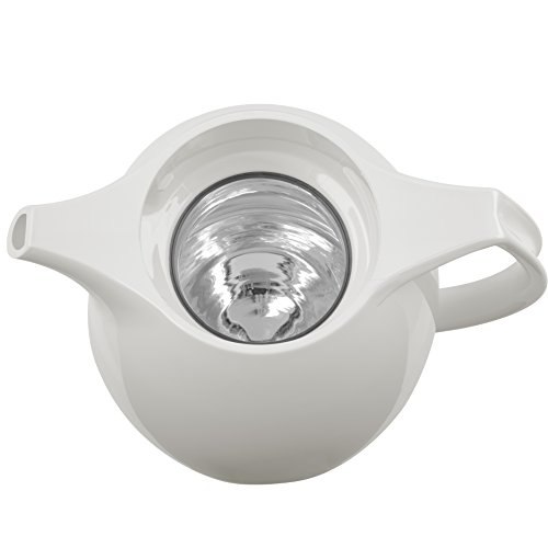 Emsa ELLIPSE 503692 Thermos Jug with Tea Filter 1.0 L White - Thumbnail 5