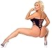 Cocolicious Women's Maja Flava Seamless Bodysuit, Black, One Size