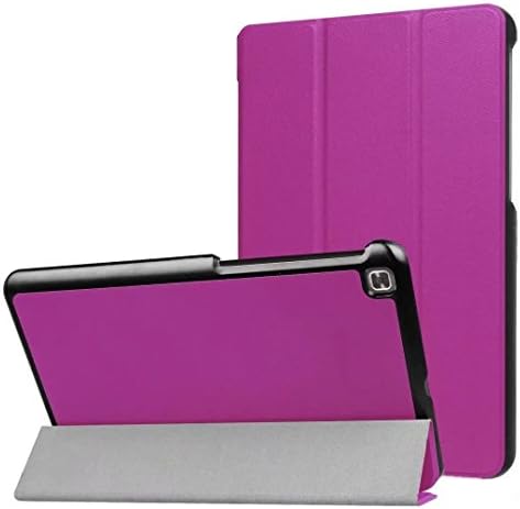 TDA Protective Smart Case for LG G Pad X II 8.0 PLUS, Slim Lightweight Folding Stand Case Leather Cover for LG G Pad X2 8.0 PLUS T-Mobile (V530) 8-inch Tablet 2017 Released (Purple)