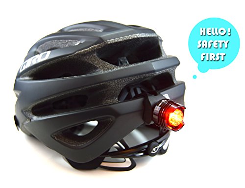 Stupidbright SBFR-1 Strap-On Micro LED Front & Rear Bike Light Set (2 Pack: WHITE & RED) - Thumbnail 2