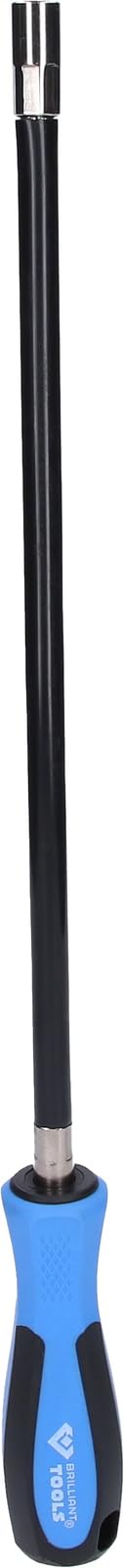 BRILLIANT TOOLS BT031067 Socket Screwdriver 7.0 x 335 mm Flexible [Powered by KS Tools]