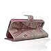 TRURENDI Vintage Retro Paris Eiffel Tower Girls Cute Animal Painted Art Series PU Leather Wallet Flip Case Cover with Card Slot and Magnetic Snap for iPhone 4/4S (Eiffel Tower & Flowers)