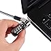 Bodyguard Notebook Laptop Combination Lock Security Cable - 4 Digital Password Protections, Theft Deterrent - with Sturdy Thick Black Security Cable - for Desktops, Laptops and Projectors