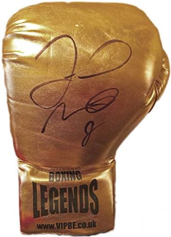 Floyd Mayweather Jr. Autographed Gold Boxing Glove