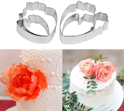 Floral Petal Petals Cutter Peony Flower Mold 4Pcs/Set Fondant Cake Decoration DIY Baking Tools Cookie Biscuit Mold