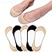 Toes Home No Show Socks Womens, Ultra Low Cut Liners Non Slip Footies for Flats Hidden Invisible Boat Summer 5 Pairs