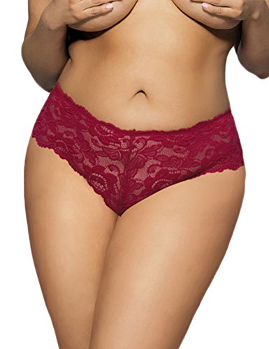 ohyeahlady-Mutande-Donna-Sexy-in-Pizzo-Trasparente-Floreale-a-Vita-Bassa-Culotte-Perizoma-Taglie-Forti-Lingerie-Biancheria-Intima-Pacco-da-3-Pacco-da-6