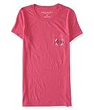 Aeropostale Women's Aero Nyc Laurel Pocket Graphic T Shirt S Gossip Pink
