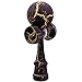 Kaleb USA Black & Yellow Full Lightning Cracked Kendama And Extra String