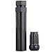 ECCPP 1/2-20 Wheel Lug Nuts 23Pieces+2Keys 1/2-20 Black Thread Acorn Spline Tuner Drive Close End 1/2