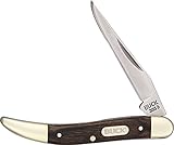 Buck Knives 385 Toothpick Compact Folding Pocket Knife Wood Handle