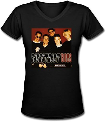 Women's Backstreet Boys All Member Poster Vintage Tshirt