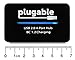 Plugable USB 2.0 4-Port High Speed Hub with 12.5W Power Adapter, Driverless