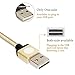 USB Cable, iOrange-E 10ft (3M) Micro USB to USB Cable Braided, Quick Charge and High Speed Data Sync for Android, Samsung, HTC, Motorola, Nokia and More, Gold