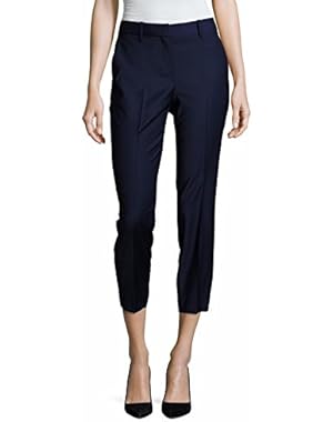 Women's Treeca 2 Continuous Stretch Wool Blend Cropped Pants Sea Blue Size 0